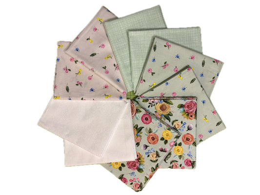 Sweet Floral Mint Fat Quarter Bundle