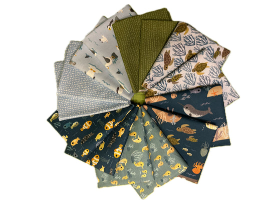 Large Beyond the Sea Fat Quarter Bundle