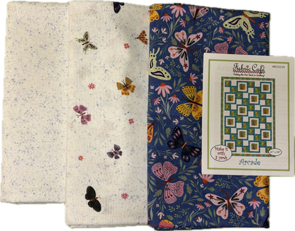 Flutterblooms Butterfly 3yrd Quilt Kit