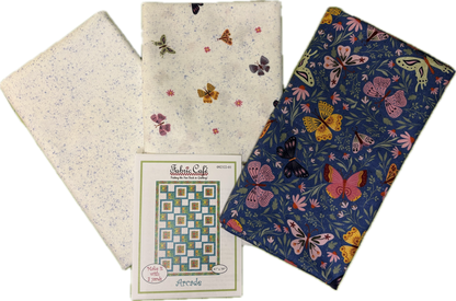 Flutterblooms Butterfly 3yrd Quilt Kit