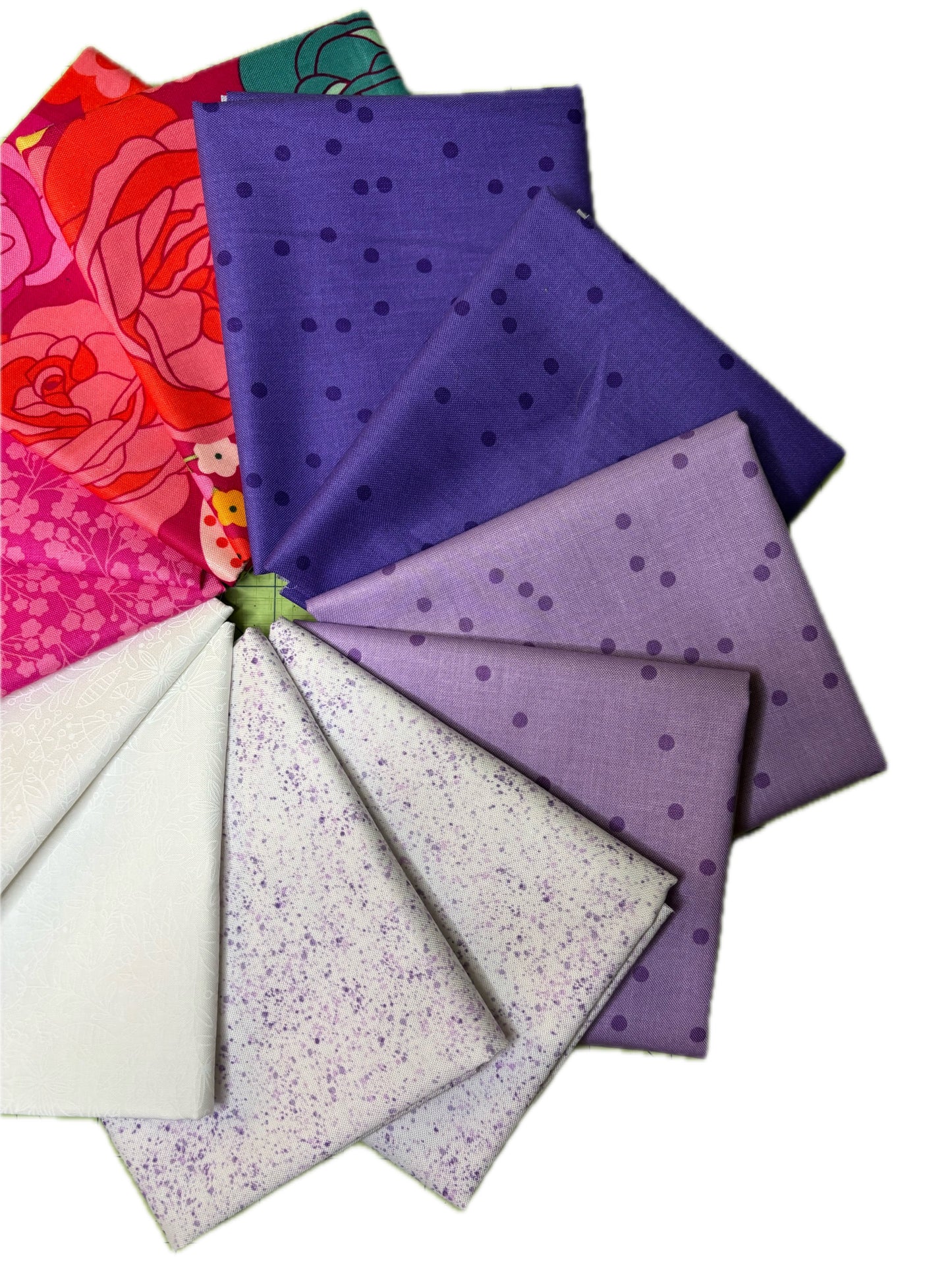 Purple Flowers Fat Quarter Bundles