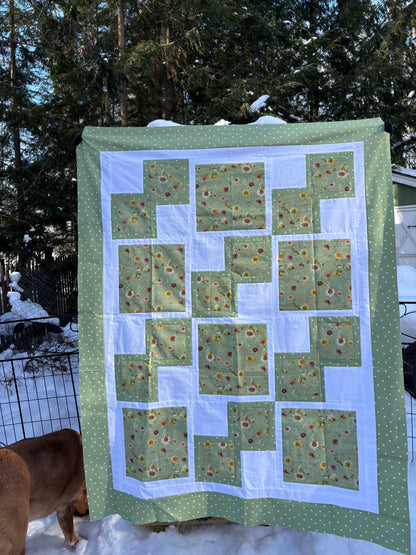 Easy Street Sunflower Whispers 3 Yard Kit