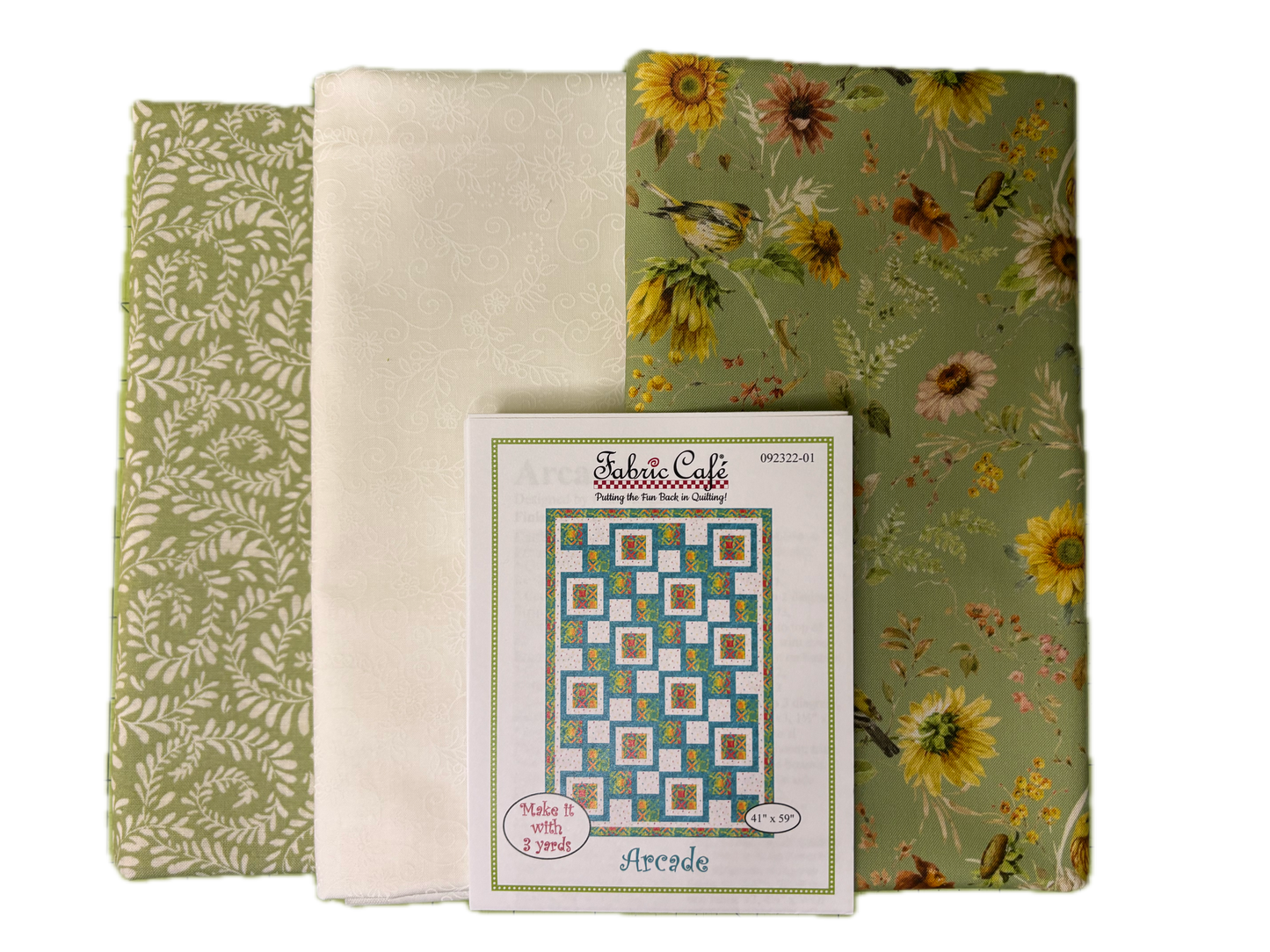 Sunflower Whispers 3yrd Quilt Kit