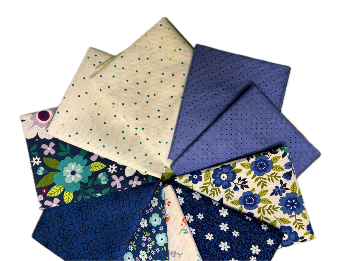 Deep Blue Fat Quarter Bundle