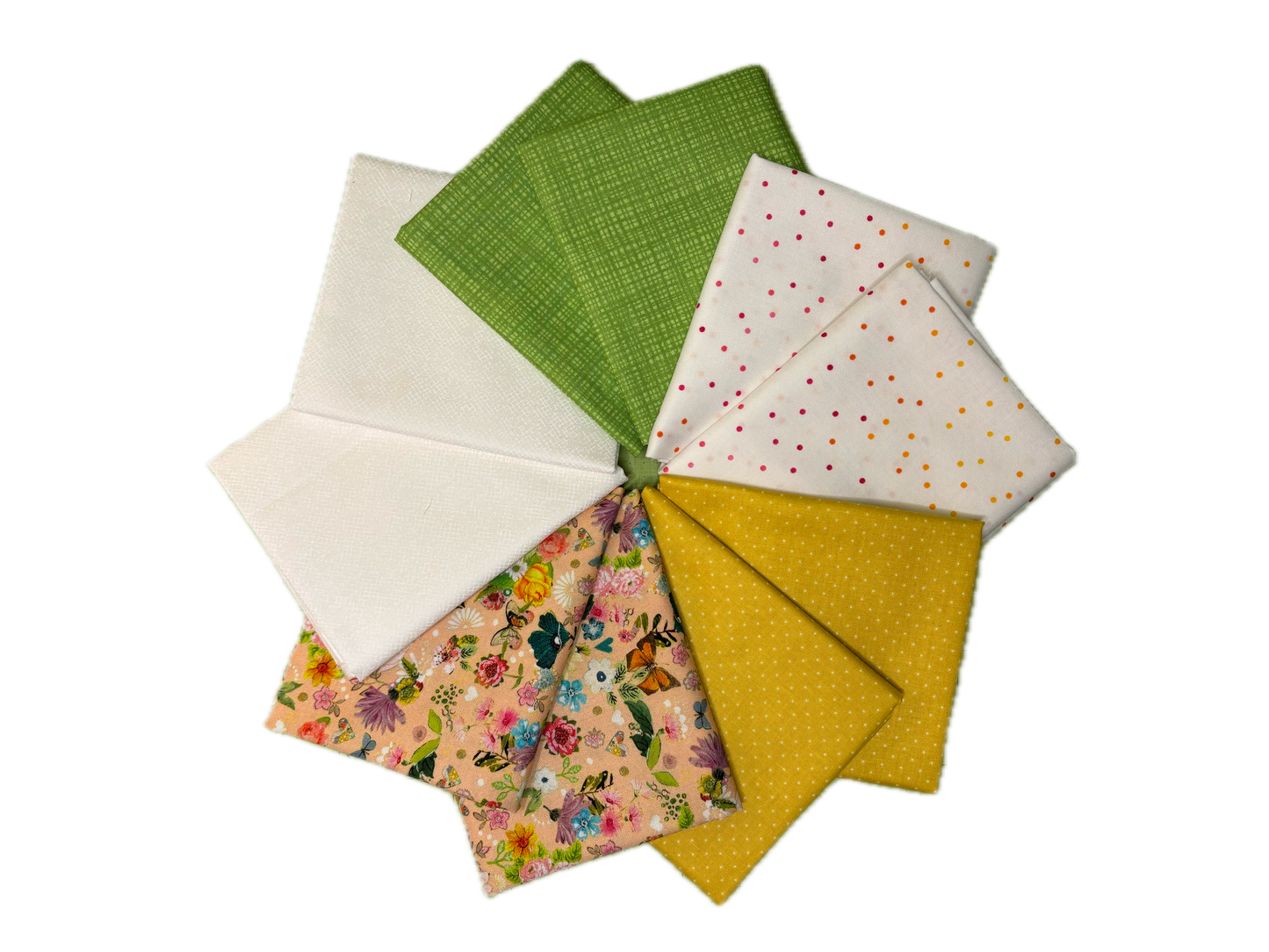 Peach Floral Fat Quarter Bundle
