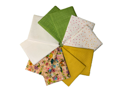 Peach Floral Fat Quarter Bundle