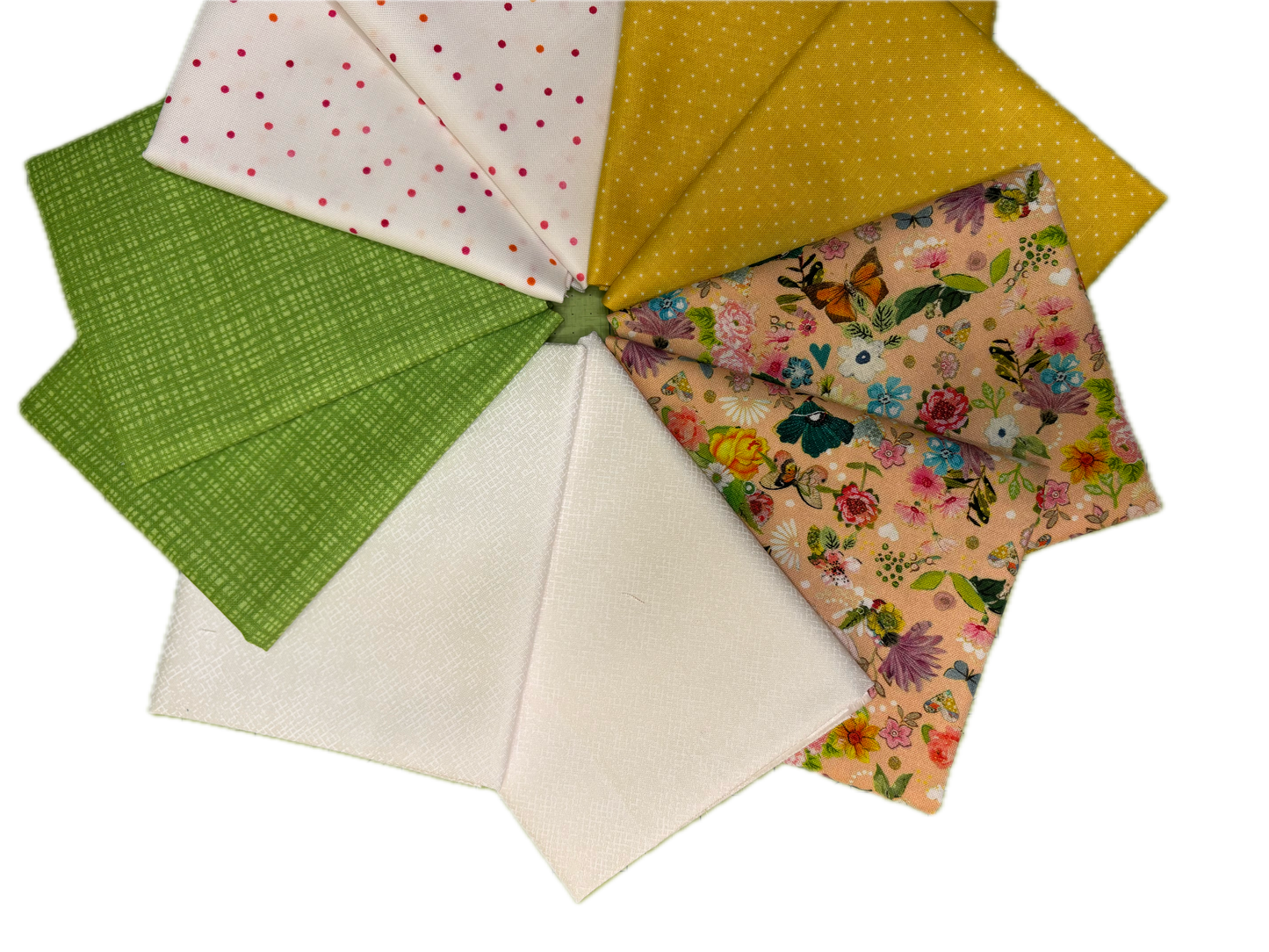 Peach Floral Fat Quarter Bundle