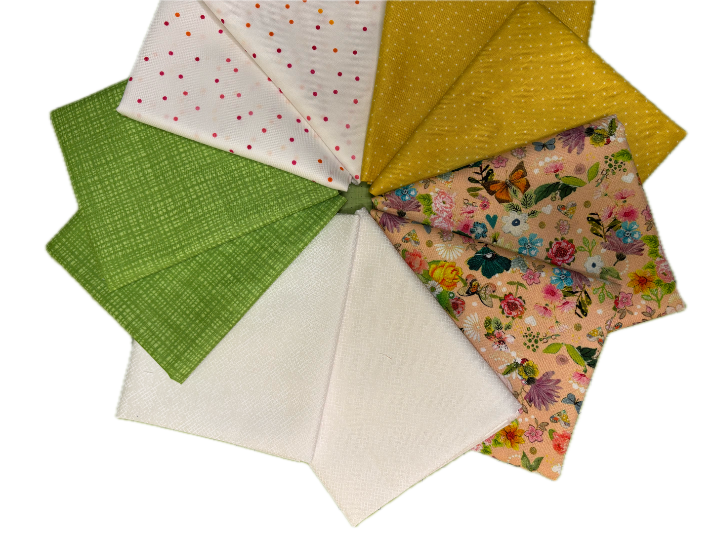 Peach Floral Fat Quarter Bundle