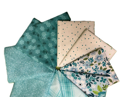 Teal Fat Quarter Bundle #1