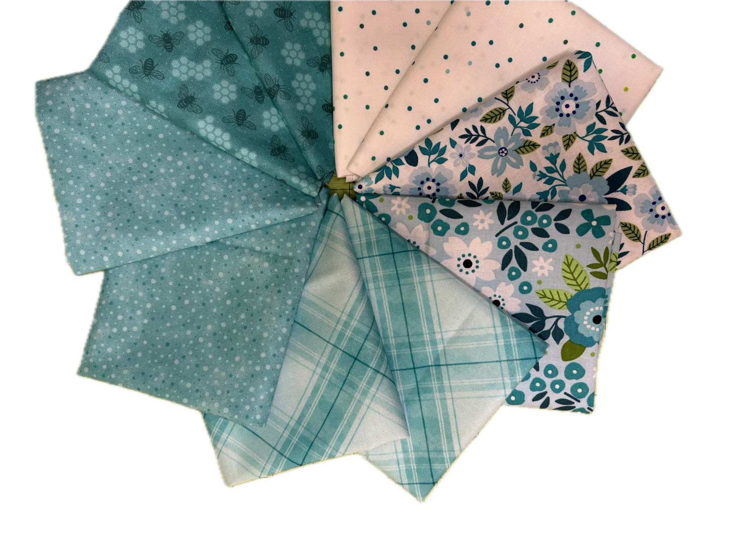 Teal Fat Quarter Bundle #1