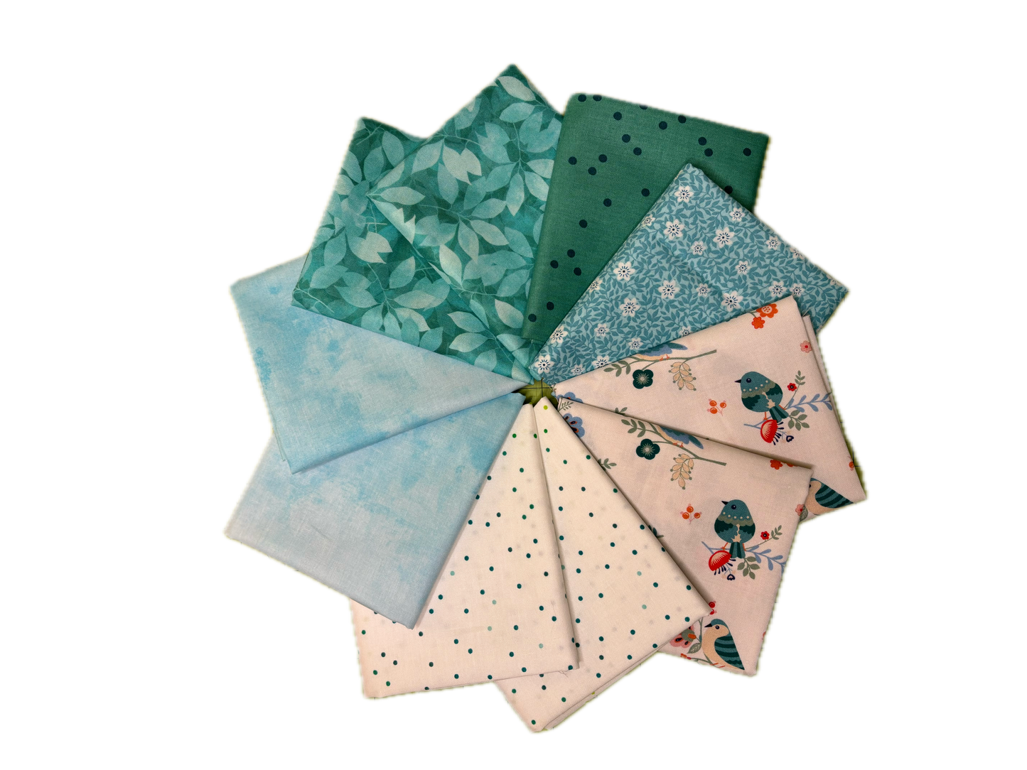 Teal Fat Quarter Bundle #2