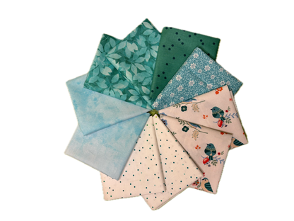 Teal Fat Quarter Bundle #2