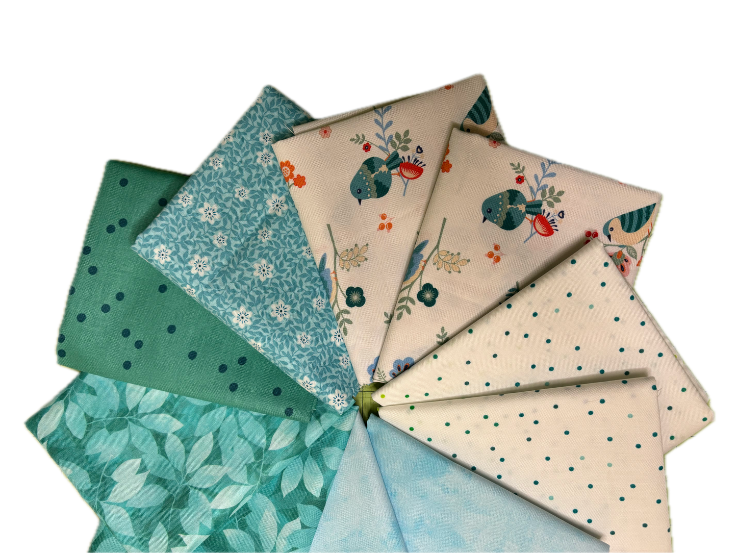 Teal Fat Quarter Bundle #2