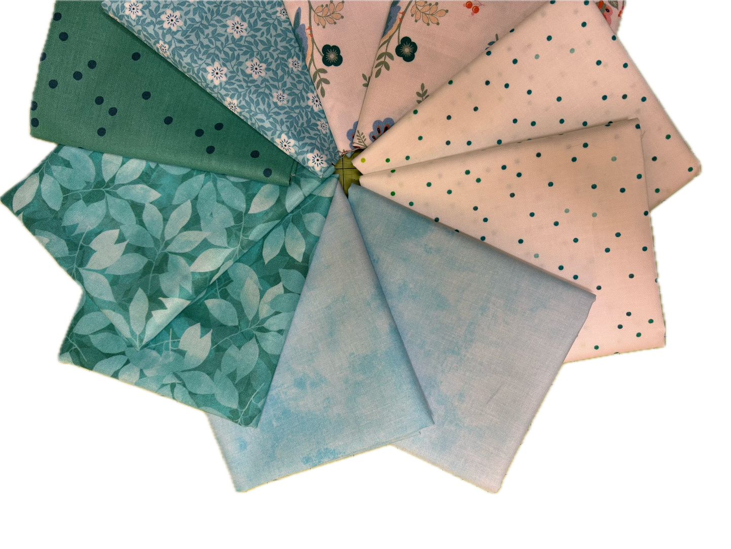 Teal Fat Quarter Bundle #2