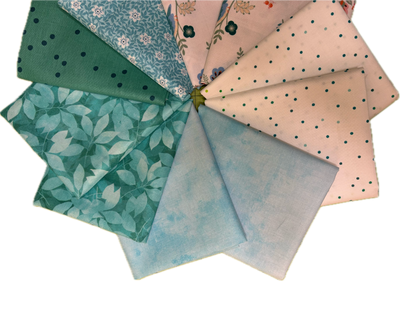 Teal Fat Quarter Bundle #2