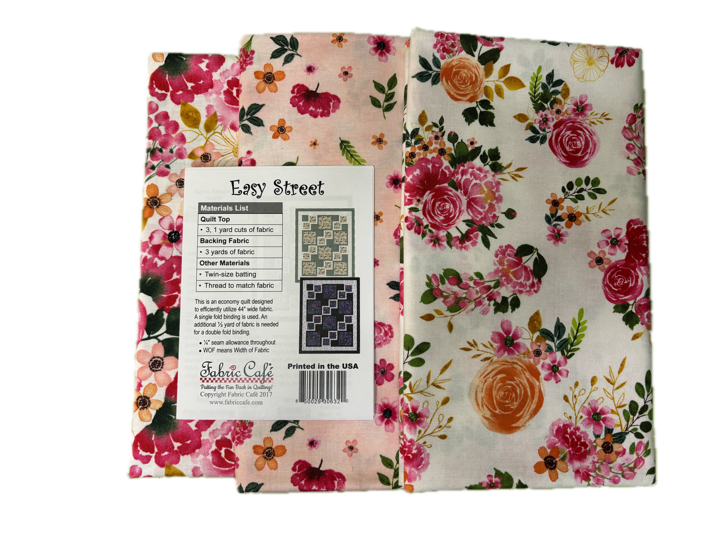 Packed Floral 3 Yard Quilt Kit