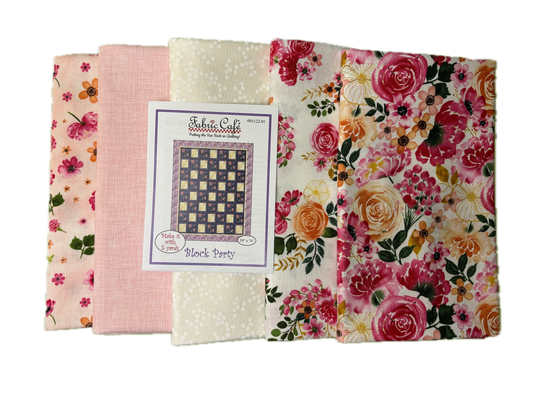 Packed Florals 5 Yard Quilt Kit