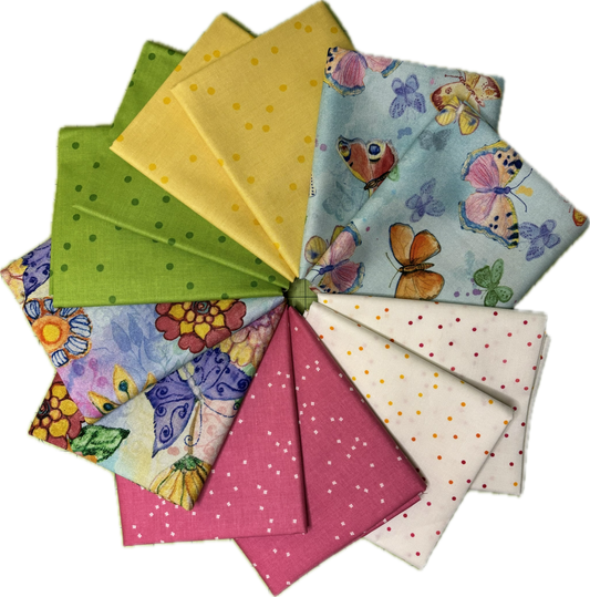 Tossed Butterflies Fat Quarter Bundle #2