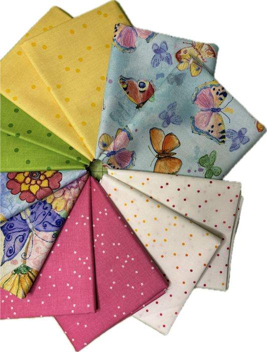 Tossed Butterflies Fat Quarter Bundle #2