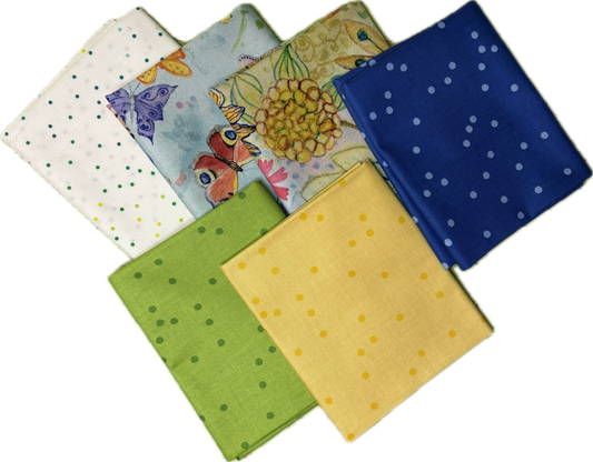 Small Tossed Butterflies Fat Quarter Bundle