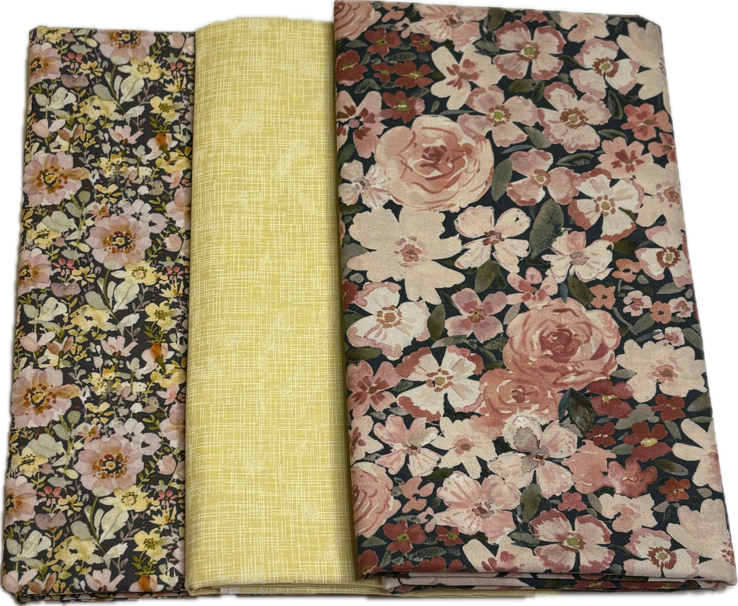 Pink Floral 3 Yard Bundle #1