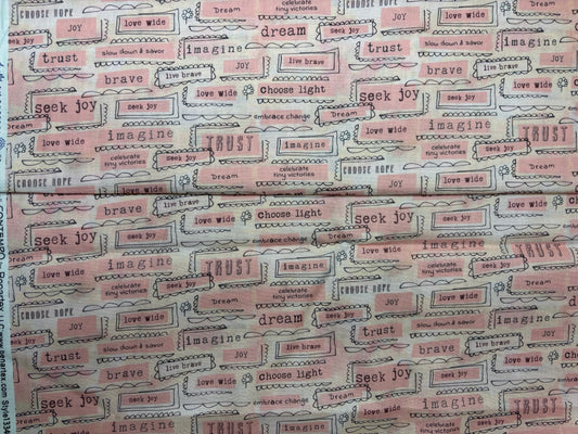 5 Yards of Inspired Heart by Benartex