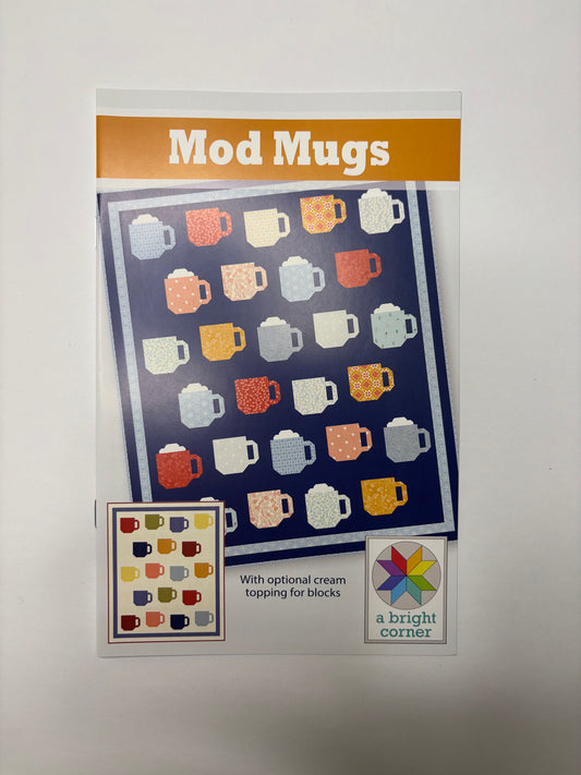 A Bright Corner Mod Mugs Quilt Pattern