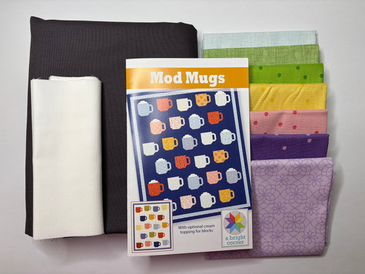Mod Mugs Quilt Kit - Throw Size