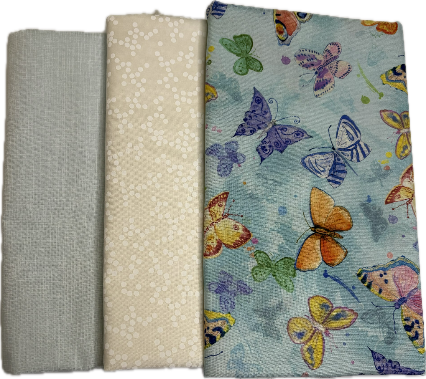 Blue Butterfly 3 Yard Bundle