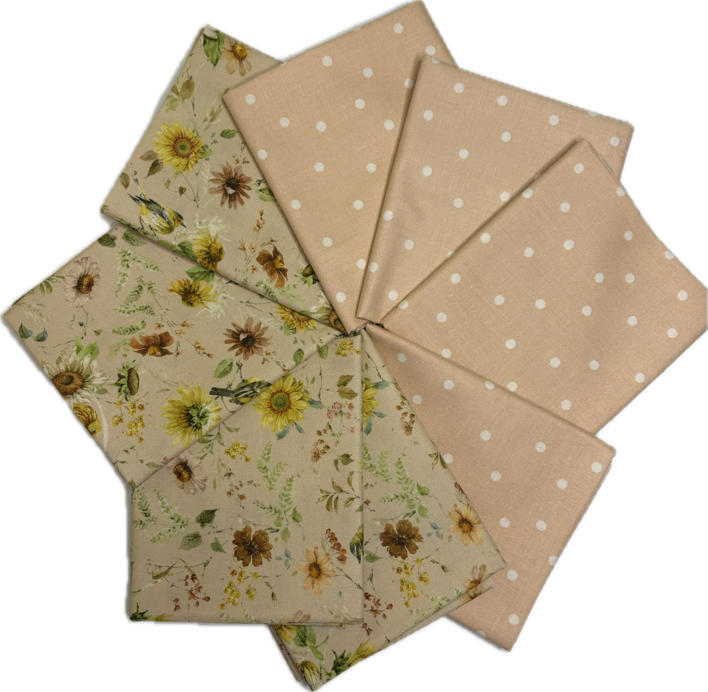 Blush Sunflower Whispers Fat Quarter Bundle