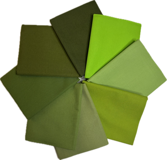 Green Ombre Fat Quarter Bundle