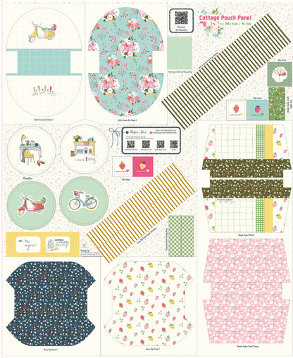 Cottage Pouch Panel by Minki Kim Kit
