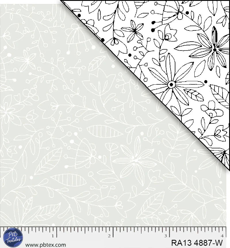 Outline Floral - PB Textiles