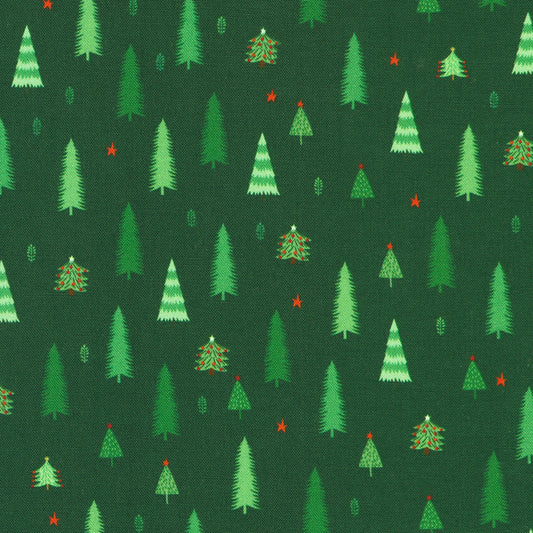 Evergreen Christmas Trees by Robert Kaufman