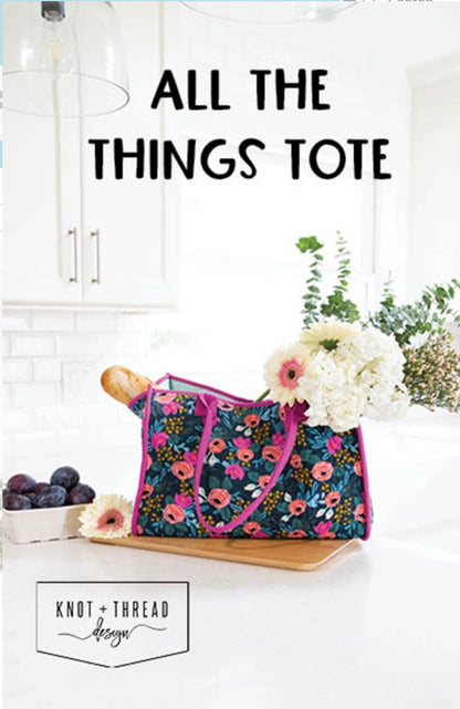 All The Things Tote Pattern by Knot and Thread