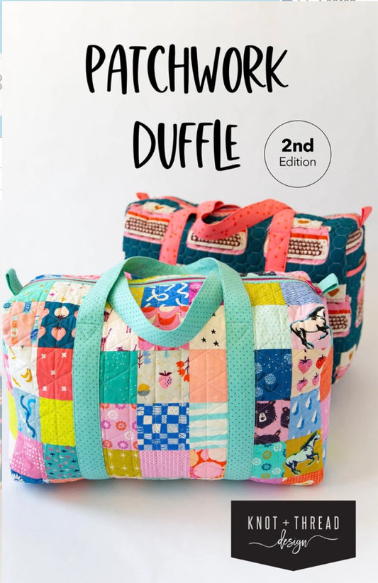 Patchwork Duffle Pattern by Knot and Thread