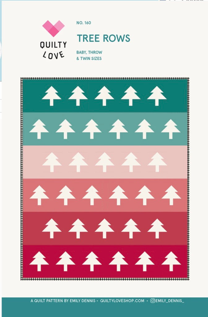 Tree Rows Quilt Pattern