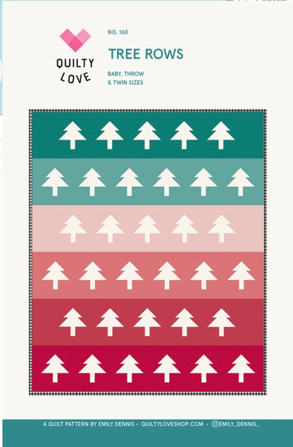 Tree Rows Quilt Pattern