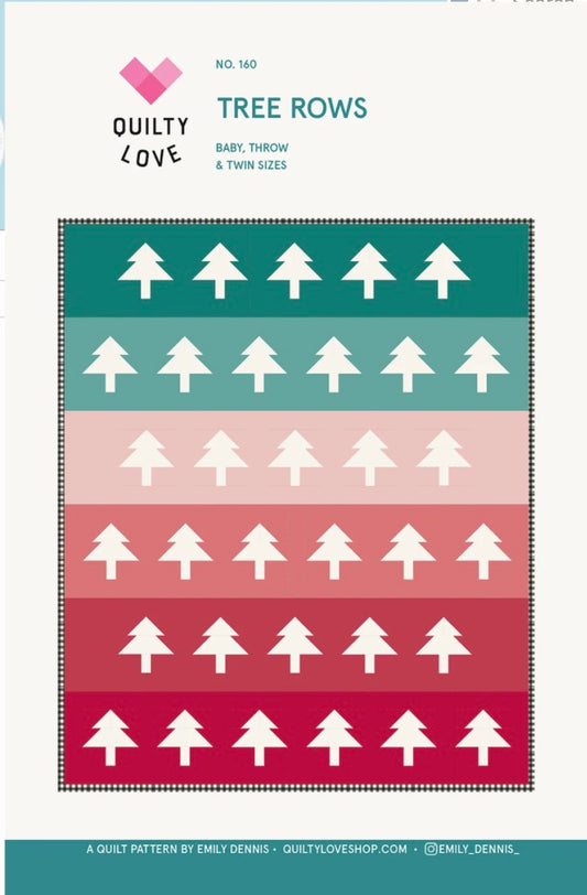Tree Rows Quilt Pattern
