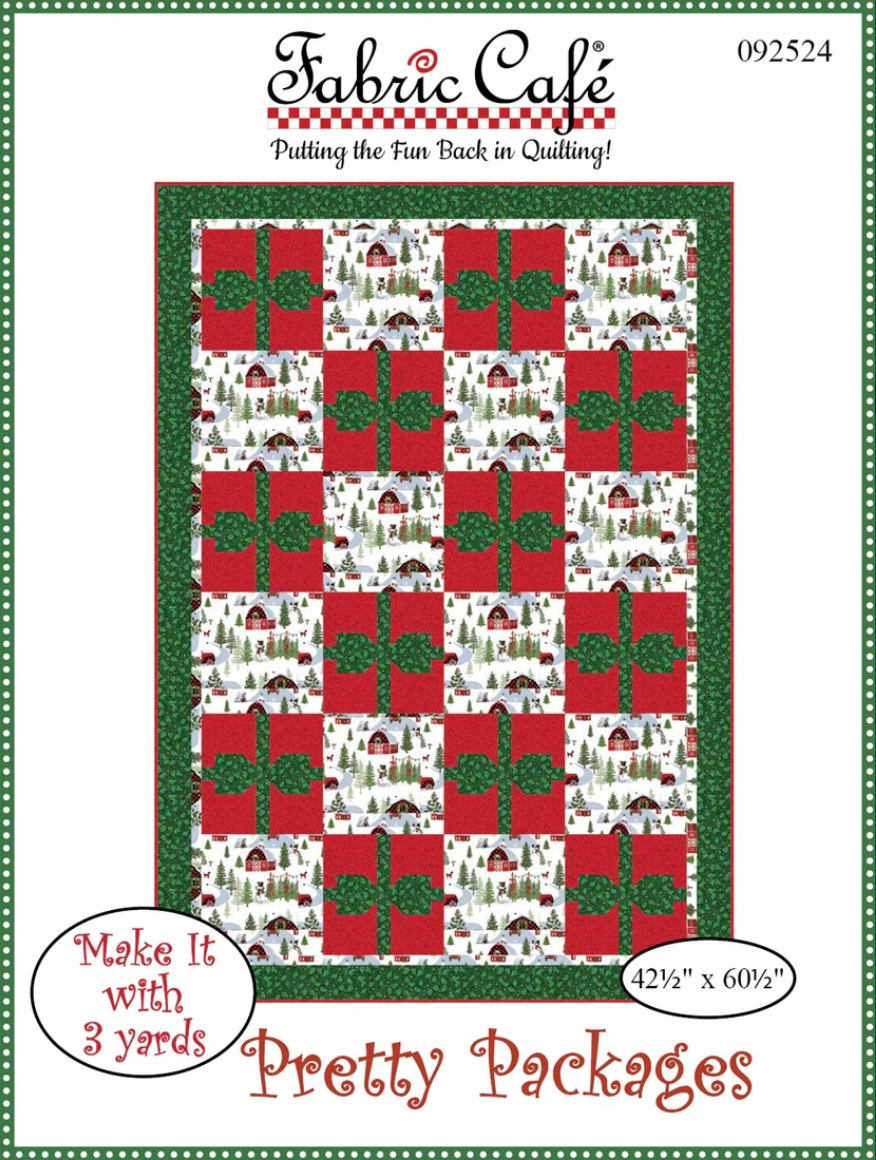 Pretty Packages 3 Yard Quilt Pattern by Fabric Cafe