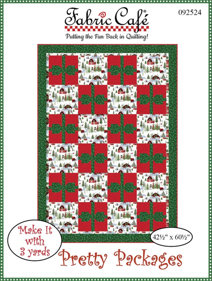 Pretty Packages 3 Yard Quilt Pattern by Fabric Cafe