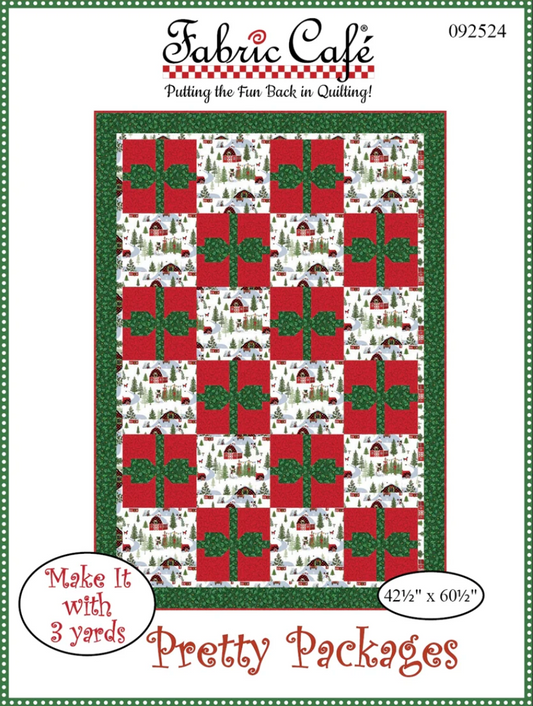 Pretty Packages 3 Yard Quilt Pattern by Fabric Cafe