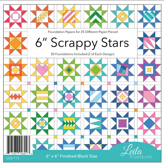 6" Scrappy Stars Foundation Pad