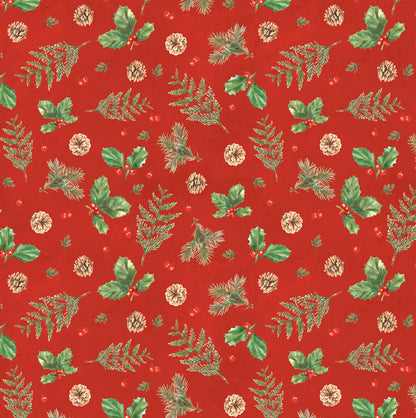 Large Christmas Birds Fat Quarter Bundle