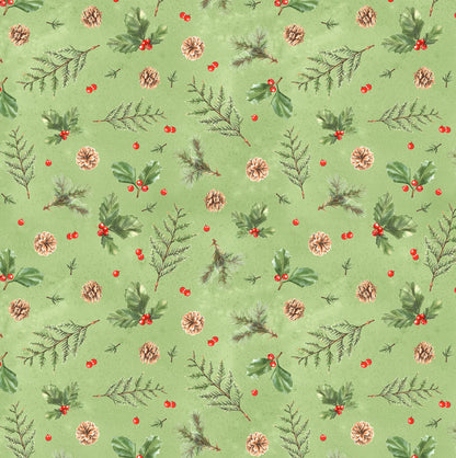Large Christmas Birds Fat Quarter Bundle
