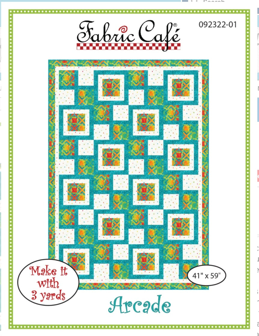 Arcade Pattern by Fabric Cafe